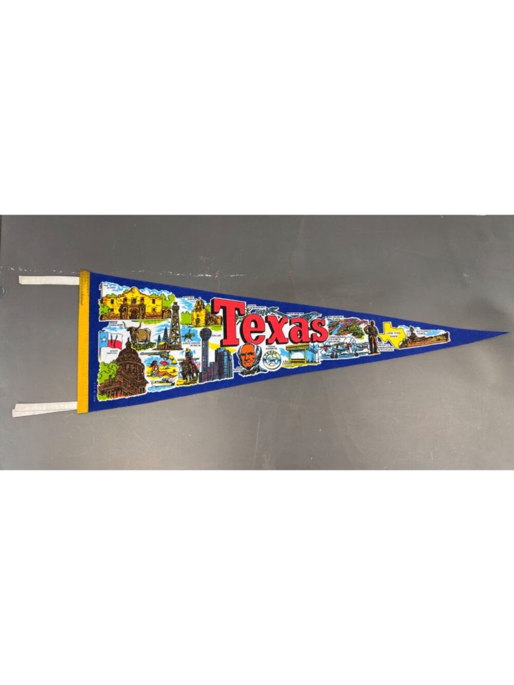 Vintage Texas State pennant
